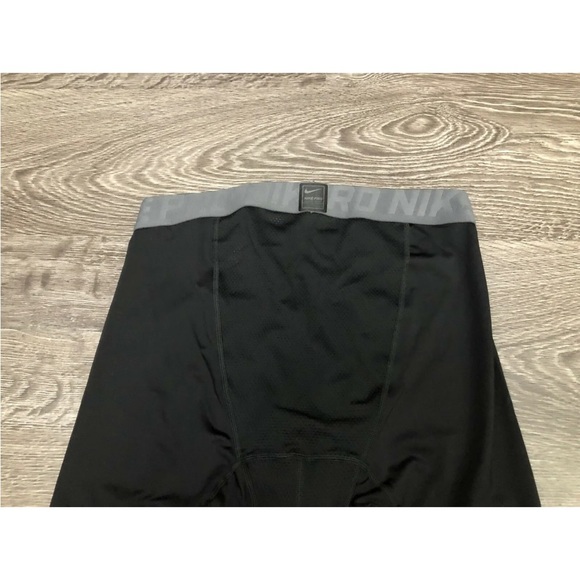 Nike Pro Authentic NBA Player Issue Basketball 3/4 Tights Dri-FIT AT9764-010 - Picture 5 of 7